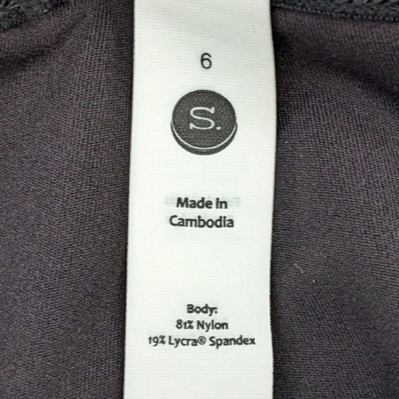 Stori. Women's Hero Tight Leggings Activewear Stretch Comfort- Onyx Size 6 NWT - Picture 4 of 4